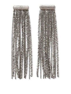 BRUNELLO CUCINELLI★シルバーメタルピアス Brunello Cucinelli Sterling Silver sculptured earrings