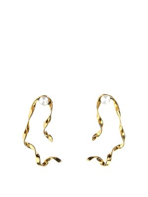 DRIES VAN NOTEN: Earrings - Pearl Earrings