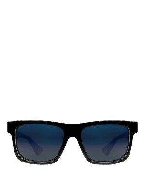 GUCCI: Sonnenbrillen - Sonnenbrille - Schwarz