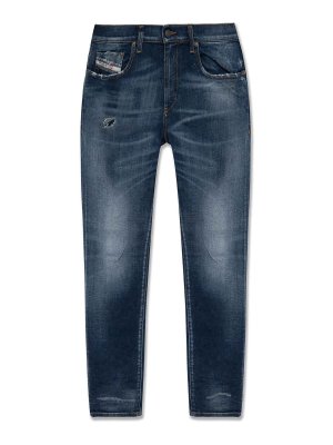 DIESEL: Jeans à jambe droite - Jean Droit - Denim