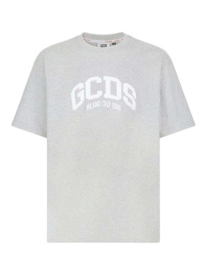 GCDS: T-shirts - T-Shirt - Gris