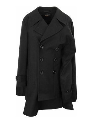 COMME DES GARCONS: Manteaux courts - Manteau Court - Noir