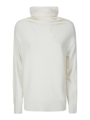 STEFANO MORTARI: Strickpullover mit Rundhalsausschnitt - Rundhalspullover - Creme