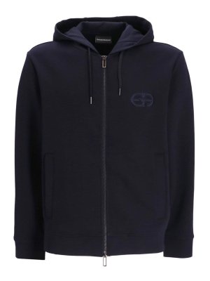 EMPORIO ARMANI: Sweatshirts und Pullover - Sweatshirt - Blau