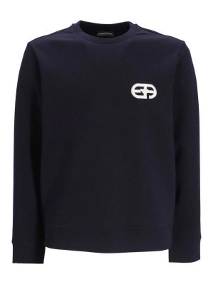 EMPORIO ARMANI: Sweatshirts und Pullover - Sweatshirt - Blau