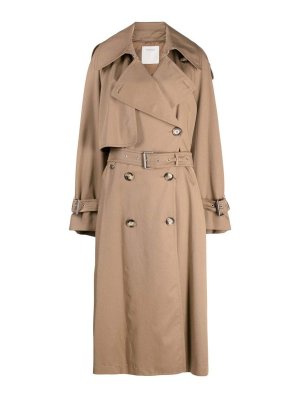 SPORTMAX: トレンチコート - トレンチコート - ライトベージュ