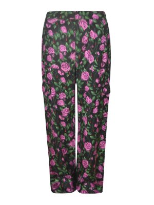 CHIARA FERRAGNI: カジュアルトラウザー - カジュアルパンツ - 黒