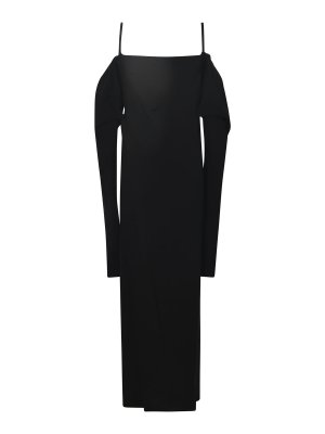 SETCHU: knee length dresses - Dress Black
