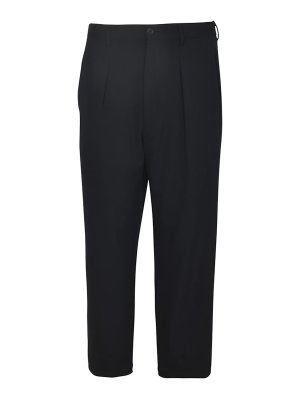 GIORGIO ARMANI: Pantalons casual - Pantalons Décontractés - Noir
