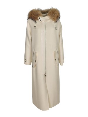 P.A.R.O.S.H.: Kurze Mäntel - Kurzer Mantel - Creme