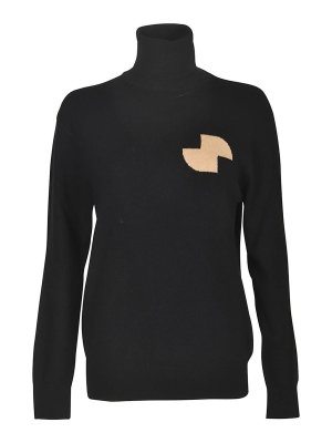 PATOU: crew necks - Sweater Black