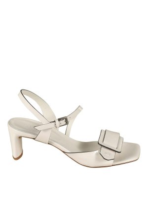 FABRIZIO DEL CARLO: sandals - Sandals White