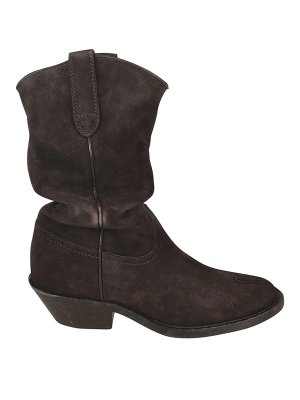 Maison Margiela: Bottes - Bottes - Noir