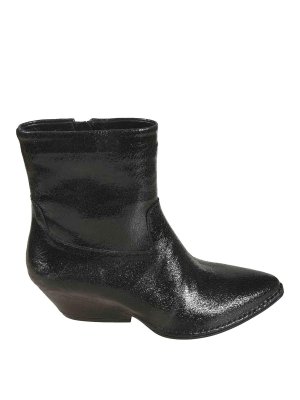 FABRIZIO DEL CARLO: Botines - Botas - Negro