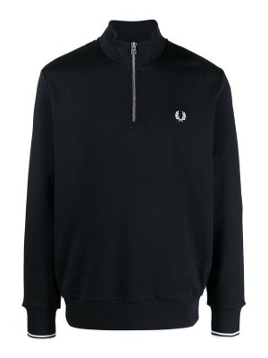 FRED PERRY: Sweatshirts & Sweaters - Half Zip Sweatshirt