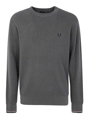 FRED PERRY: crew necks - Waffle Stitch Jumper