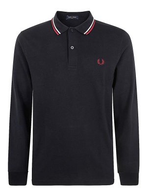 FRED PERRY: shirts - Long Sleeve Twin Tipped Shirt