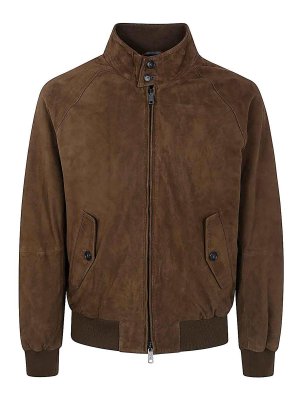BARACUTA: leather jacket - G9 Suede Jacket