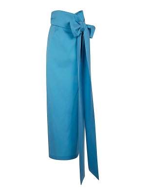 R13 Devon Side Slit Skirt - Blue - Women | R13WD102D213A