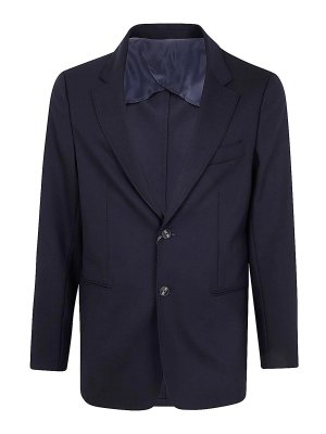 Vetements Logo Embroidered Blazer - Black - Men