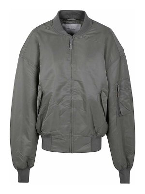 ブルゾン Ganni FW25 'Heavy Terry Jersey' bomber jacket (T4358 252) Ganni Heavy Terry Jersey Bomber Jacket - Grey - Women | T4358252