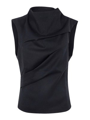 CFCL | Pottery Glitter Mockneck Top - Black x Black | Women