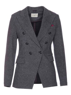 CIRCOLO 1901: Chaquetas casual - Chaqueta Casual - Azul