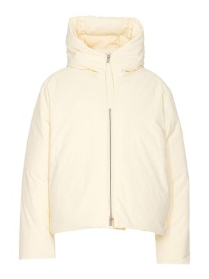 JIL SANDER: ダウン・ハイテクジャケット - ダウンジャケット - 白