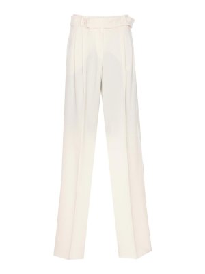 MAX MARA STUDIO: カジュアルトラウザー - カジュアルパンツ - 白