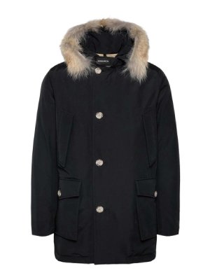 WOOLRICH: parka - Parka in pelliccia staccabile Artic