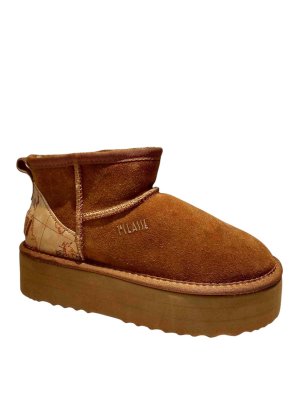 Woolrich Leather Ankle Boots - Beige - Women | WFW2425412300