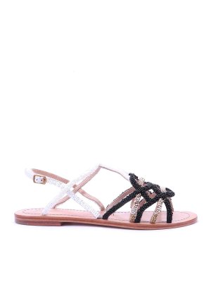 Roberto Cavalli maxi logo Sandals - Beige | SKS018PZ17200465