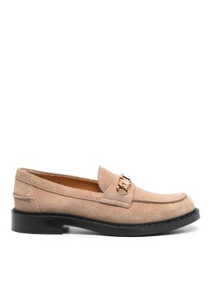 TOD'S: Mocasines y Zapatillas - Mocasines - Marrón Claro