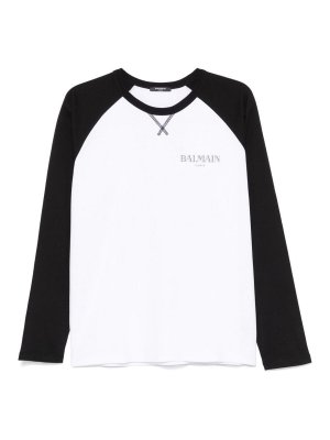 Balmain: T-shirts - T-Shirt - Noir