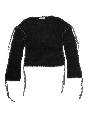 Acne Studios: crew necks - Lacing Knit Jumper