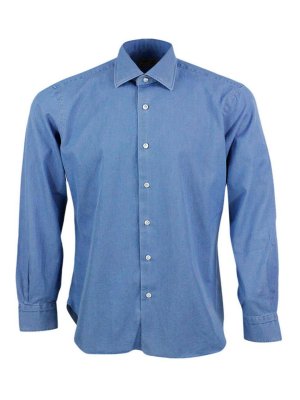 BARBA NAPOLI: Camisas - Camisa - Lavado Claro
