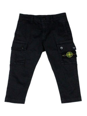 Stone Island Junior: pantaloni casual - Pantaloni Blu