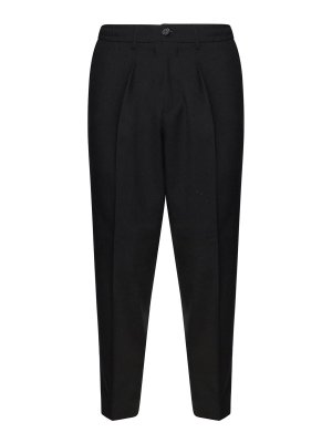 BEABLE: カジュアルトラウザー - カジュアルパンツ - 黒