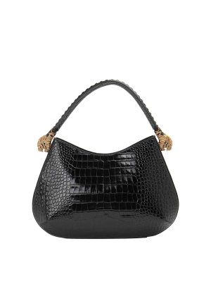 ショルダーバッグ・ポシェット Zanellato Bag Postina Piuma Knot M Handbag Zanellato Postina Piuma Knot Black Leather Bag