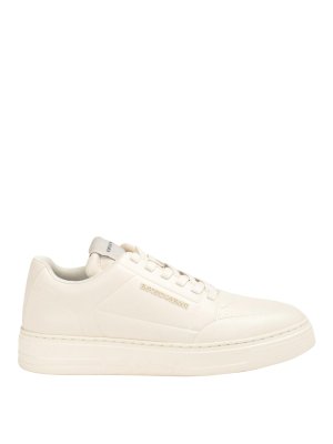 EMPORIO ARMANI: Chaussures de sport - Baskets - Blanc