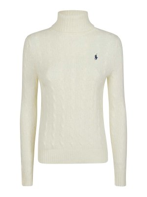 POLO RALPH LAUREN: U-Boot-Ausschnitt - U-Boot-Pullover - Creme