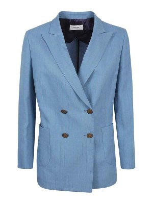 Eudon Choi Blazer - Blue - Women | EC22PF2J004AINKYBLUE