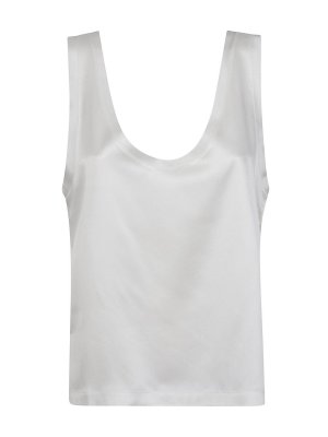 The Attico Light Jersey Tank Top - White The Attico Light Jersey Tank Top - White