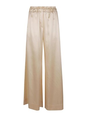 パンツ MONCLER Women Pants K10932A000015985820N Beige Moncler wide-leg Trousers | Neutrals | FARFETCH