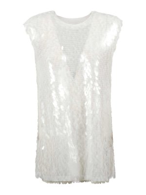 Tシャツ・カットソー ALEXANDER MCQUEEN Women Tunic Tops 810287QEAFR8010 WHITE Alexander Mcqueen Top - White - Women | 810287QEAFR8010