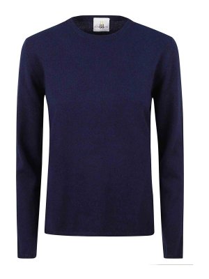Tシャツ・カットソー NUUR LONG SLEEVES ROUND NECK SWEATER (A03001 A0310 NAVY) Nuur Long Sleeves Round Neck Sweater - Blue - Women