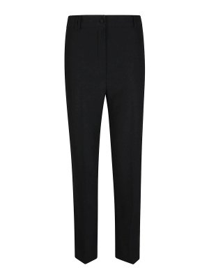 パンツ alexander mcqueen PANTS (818193QJAEK 1000) Alexander McQueen Zip Front Straight Leg Pant – Recess