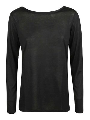 Sacai Nylon Twill Mix Cotton Jersey T-Shirt - Black | 2507690001
