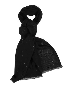 Marine Serre Wild Puffy Knit Scarf - Black - Women | USA021ABK99