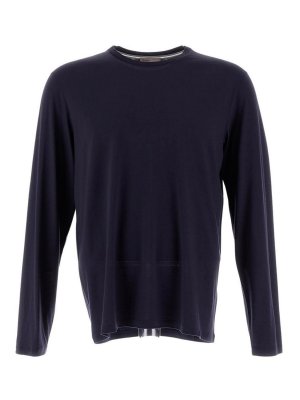 HERNO: Pull col rond - Pull Col Rond - Bleu